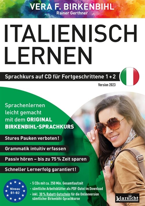 Italienisch lernen fur Fortgeschrittene 1+2 (ORIGINAL BIRKENBIHL), Audio-CD (CD-Audio)