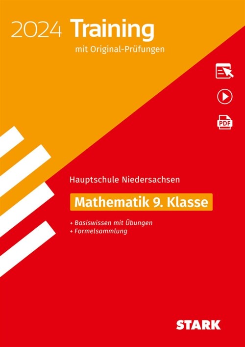 STARK Original-Prufungen und Training Hauptschule 2024 - Mathematik 9.Klasse - Niedersachsen, m. 1 Buch, m. 1 Beilage (WW)