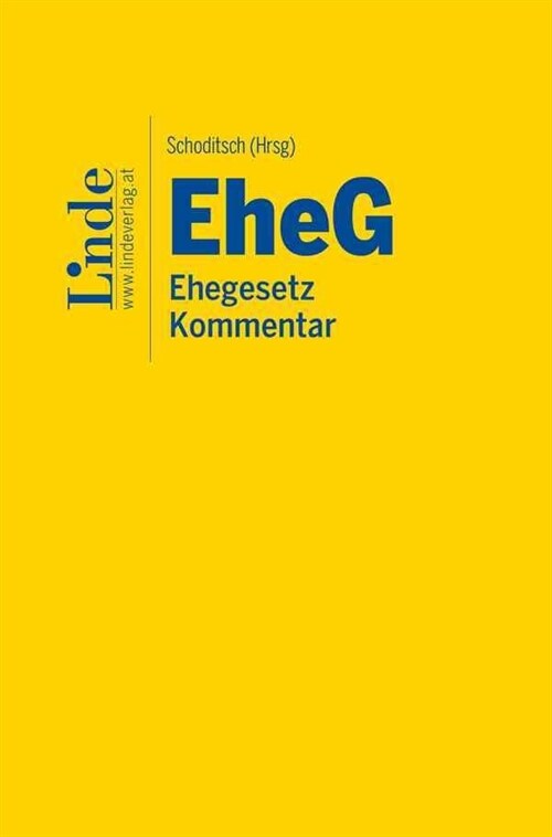 EheG | Ehegesetz (Hardcover)