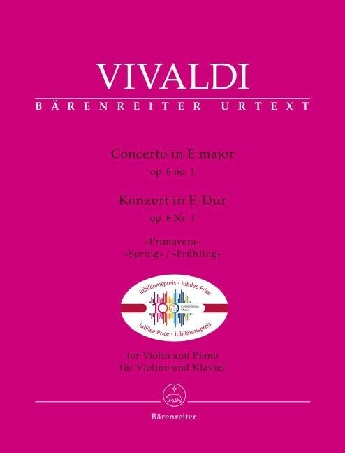 Konzert fur Violine und Klavier E-Dur op. 8/1 Fruhling (Sheet Music)