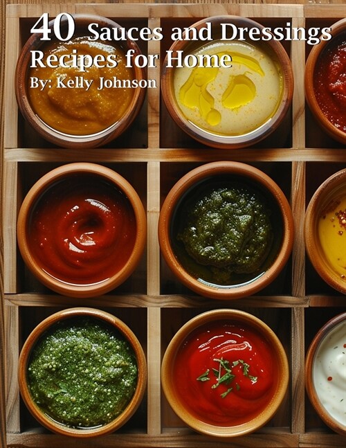 40 Sauces and Dressings Recipes for Home (Paperback)