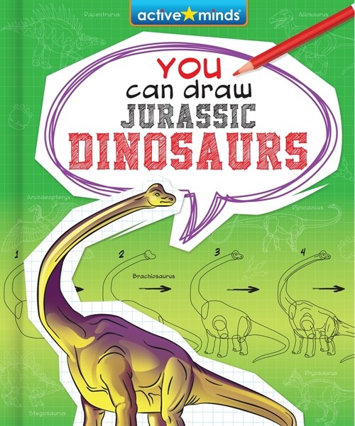 You Can Draw Jurassic Dinosaurs (Library Binding)