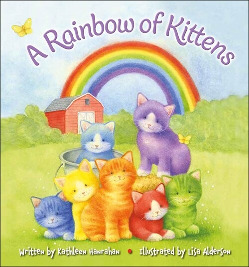 A Rainbow of Kittens (Library Binding)
