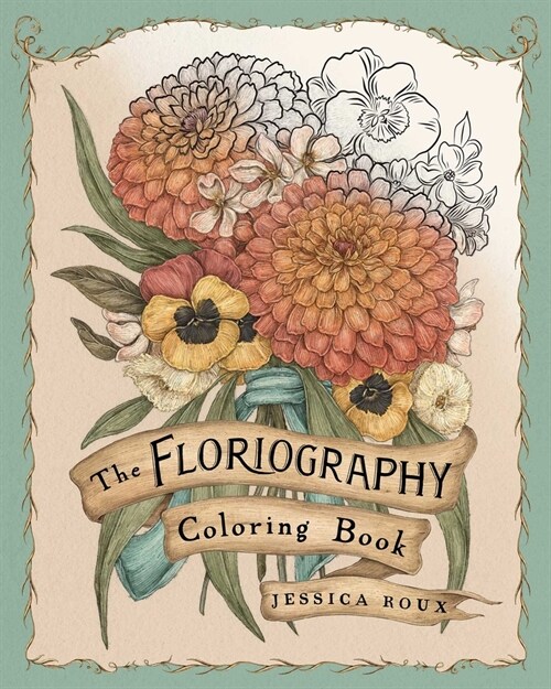 Floriography Coloring Book (Paperback)