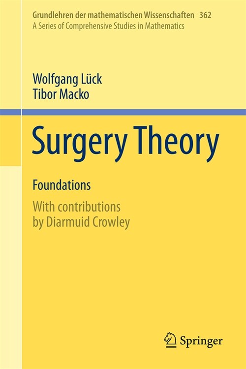 Surgery Theory: Foundations (Hardcover, 2024)