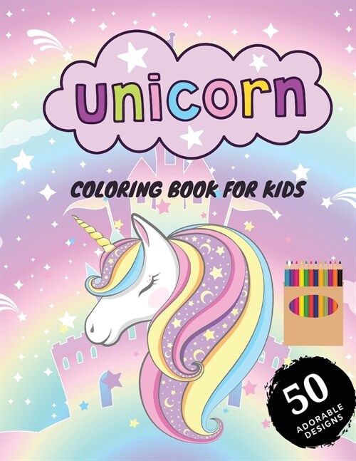 My little pony coloring book: cute unicorn (Paperback)