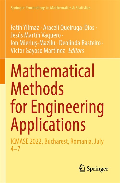 Mathematical Methods for Engineering Applications: Icmase 2022, Bucharest, Romania, July 4-7 (Paperback, 2023)