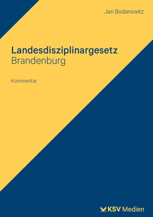 Landesdisziplinargesetz Brandenburg (Paperback)