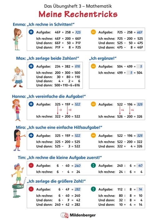 Das Ubungsheft Mathematik 3 - Poster Meine Rechentricks (Miscellaneous print)