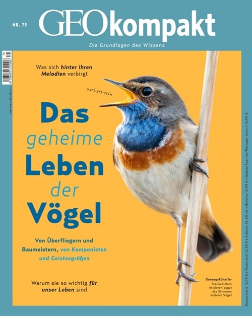 GEOkompakt / GEOkompakt 75/2023 - Das geheime Leben der Vogel (Pamphlet)