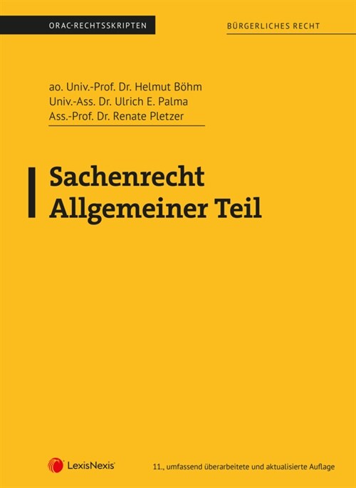 Sachenrecht Allgemeiner Teil (Skriptum) (Paperback)