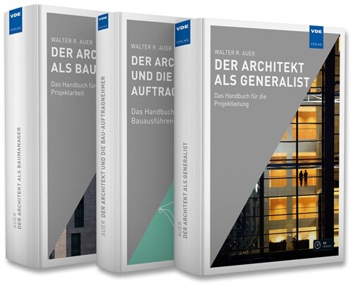 Der Architekt - Handbucher fur die Praxis (Set), 3 Teile (Hardcover)
