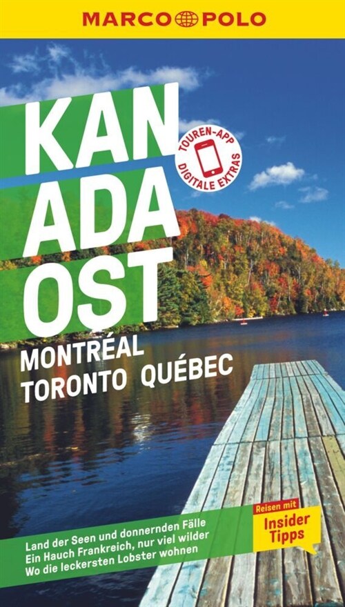 MARCO POLO Reisefuhrer Kanada Ost, Montreal, Toronto, Quebec (Paperback)