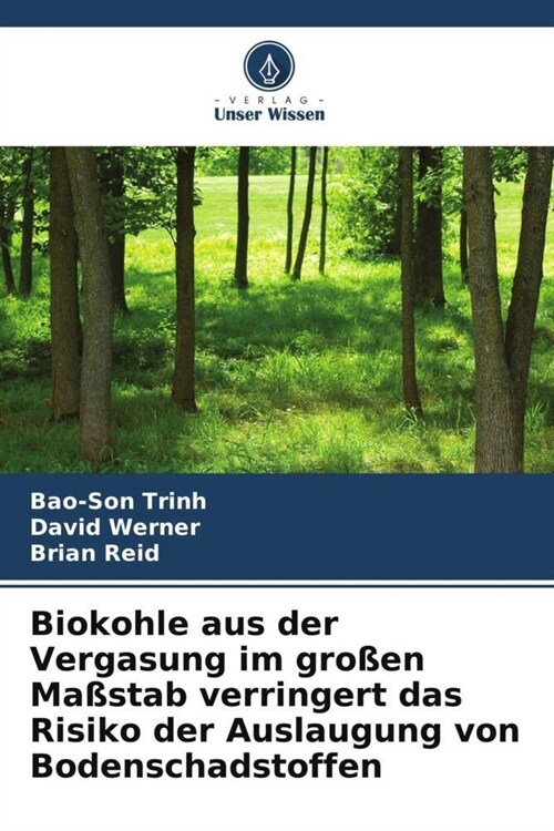 Biokohle aus der Vergasung im großen Maßstab verringert das Risiko der Auslaugung von Bodenschadstoffen (Paperback)