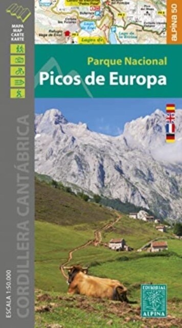 Parque Nacional Picos de Europa (Sheet Map)