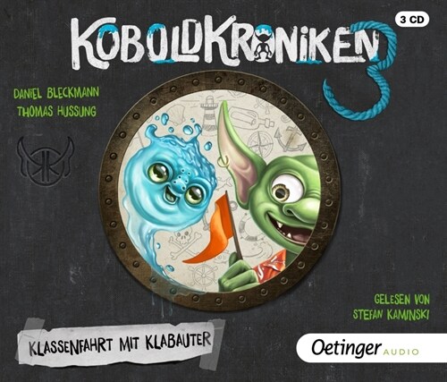 KoboldKroniken 3. Klassenfahrt mit Klabauter, 3 Audio-CD (CD-Audio)