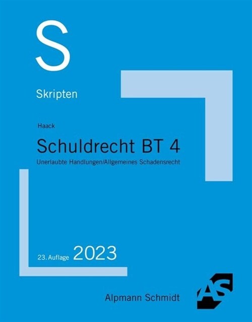 Skript Schuldrecht BT 4 (Paperback)