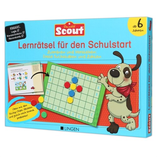 Scout: Lernratsel fur den Schulstart - Zuordnen und Verstehen: Erste Buchstaben und Zahlen (Book)