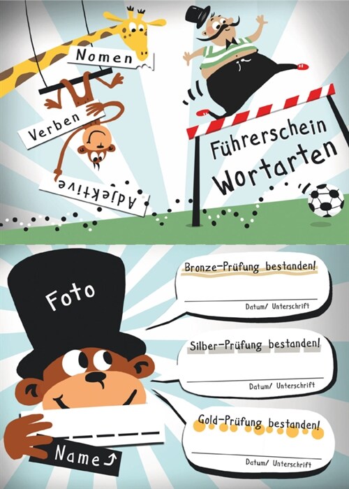 Wortarten - Klassensatz Fuhrerscheine (Pamphlet)