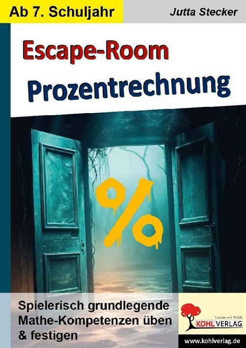 Escape-Room Mathematik / Band 1: Prozentrechnung (Paperback)