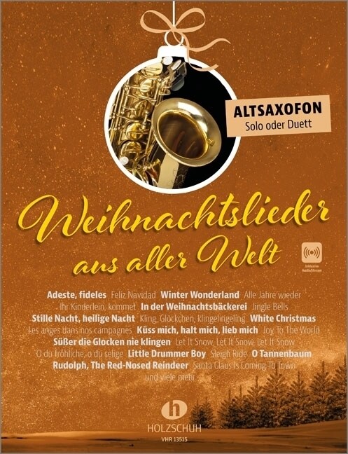 Weihnachtslieder aus aller Welt - Altsaxofon (Sheet Music)