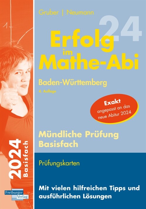 Erfolg im Mathe-Abi 2024 Mundliche Prufung Basisfach Baden-Wurttemberg (Paperback)