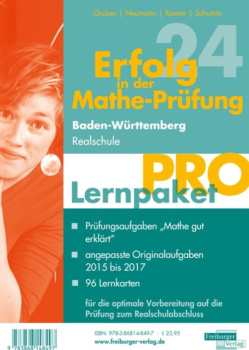 Lernpaket Pro Realschulabschluss 2024 Baden-Wurttemberg, 3 Teile (Paperback)