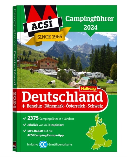 ACSI Campingfuhrer Deutschland 2024 (Paperback)