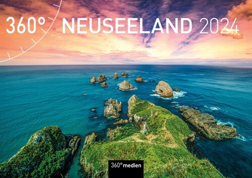 360° Neuseeland Broschurenkalender 2024 (Calendar)