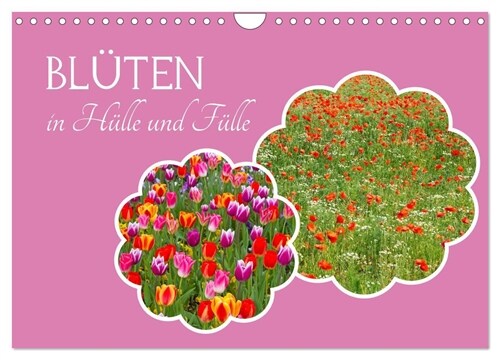 Bluten - in Hulle und Fulle (Wandkalender 2024 DIN A4 quer), CALVENDO Monatskalender (Calendar)