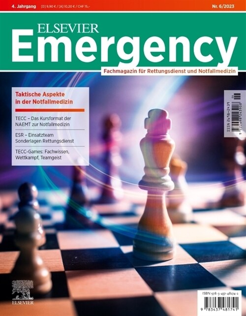 ELSEVIER Emergency. Taktische Aspekte in der Notfallmedizin. 6/2023 (Pamphlet)