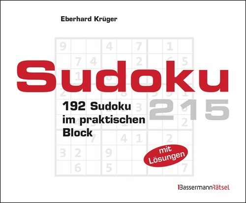 Sudokublock 215 (Paperback)