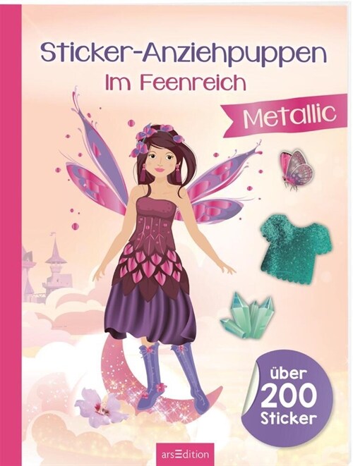 Sticker-Anziehpuppen Metallic - Im Feenreich (Paperback)