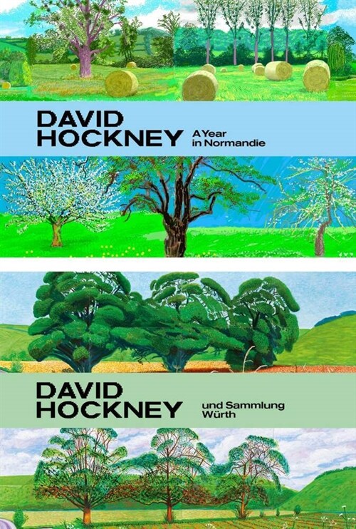 David Hockney A Year in Normandie und Sammlung Wurth, 2 Teile (Hardcover)