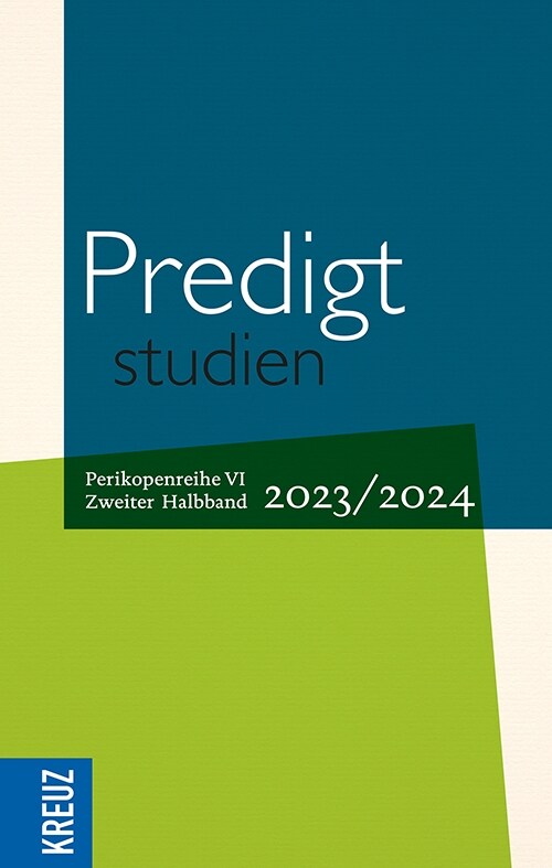 Predigtstudien 2023/2024 - 2. Halbband (Hardcover)