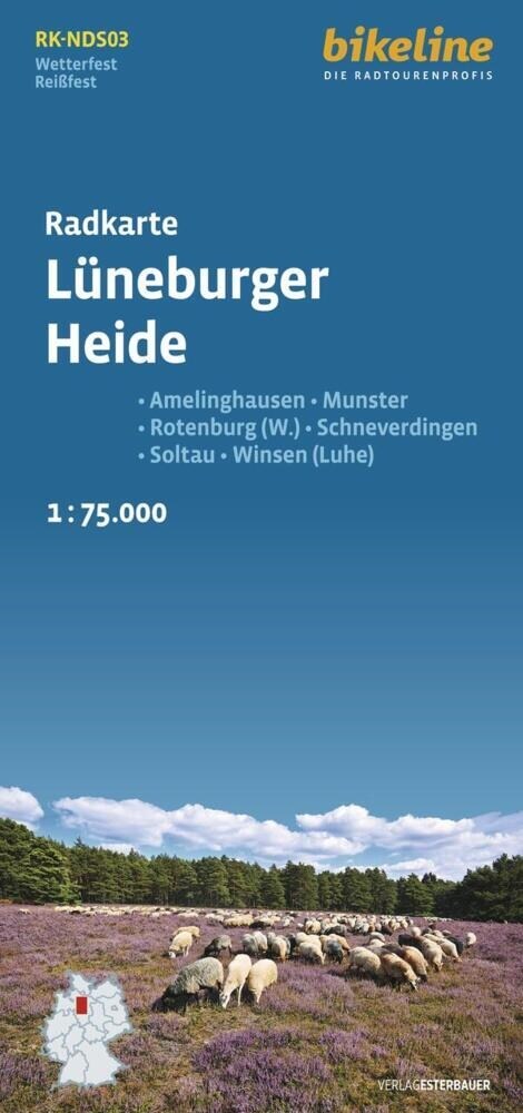 Radkarte Luneburger Heide (Sheet Map)