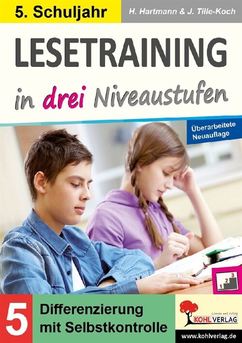 Lesetraining in drei Niveaustufen / Klasse 5 (Paperback)