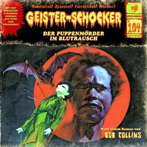 Geister-Schocker - Der Puppenmorder im Blutrausch, Audio-CD (CD-Audio)