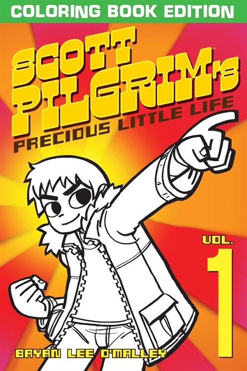 Scott Pilgrims Precious Little Life Coloring Book (Paperback)