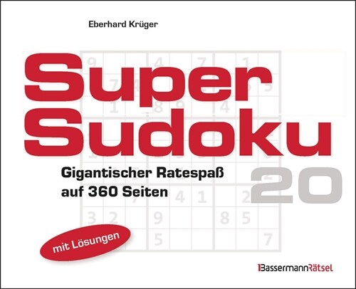 Supersudoku 20 (Paperback)
