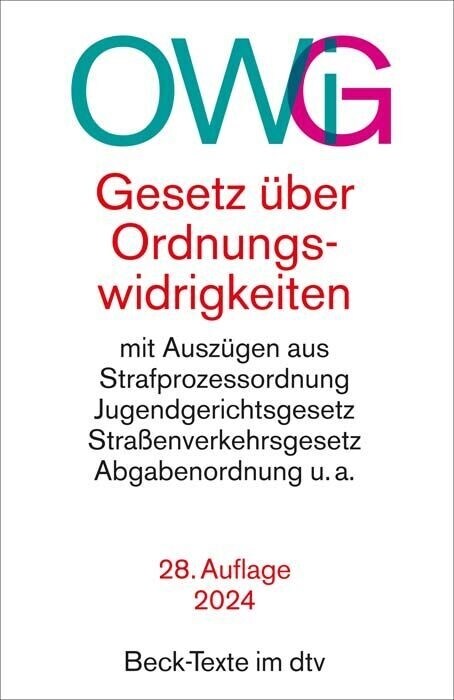 Gesetz uber Ordnungswidrigkeiten (Paperback)