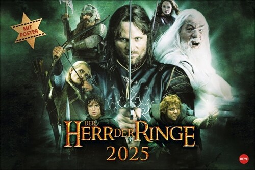 Der Herr der Ringe Broschur XL Kalender 2025 (Calendar)