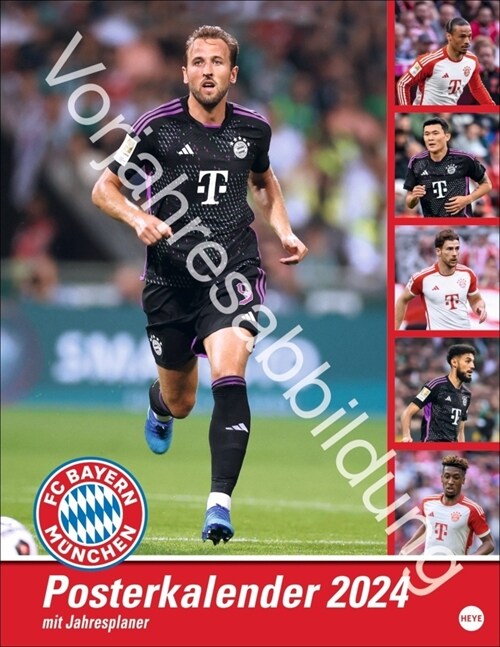 FC Bayern Munchen Posterkalender 2025 (Calendar)
