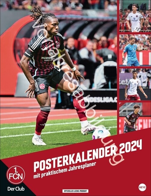 1. FC Nurnberg Posterkalender 2025 (Calendar)