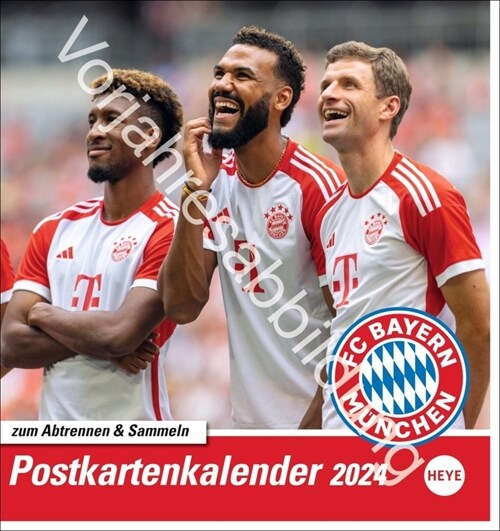 FC Bayern Munchen Postkartenkalender 2025 (Calendar)