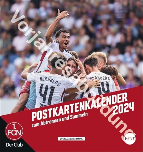 1. FC Nurnberg Postkartenkalender 2025 (Calendar)