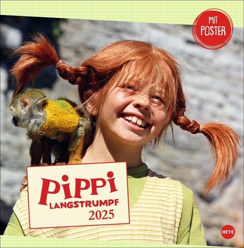 Pippi Langstrumpf Broschurkalender 2025 (Calendar)