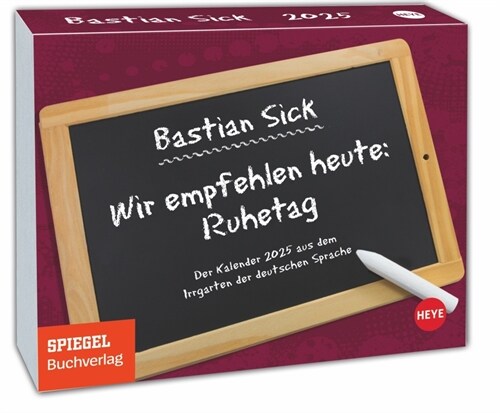 Bastian Sick Tagesabreißkalender 2025 (Calendar)