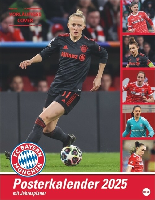 FC Bayern Munchen Frauen Posterkalender 2025 (Calendar)