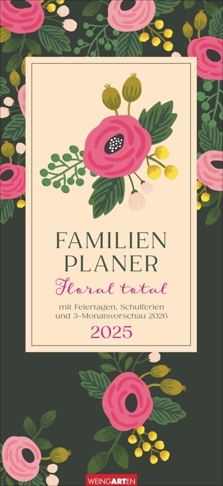 Floral total Familienplaner 2025 (Calendar)